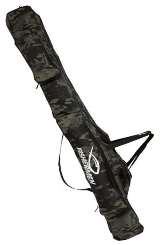 Behr Angelrutentasche Camouflage Rutentasche 1,30m oder 1,50m Rutenfutteral Angeltasche, Schulter-Umhängegurt und Handtragegurte von Behr