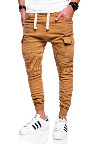 behype. Herren Jogg-Jeans Chino Jeans-Hose 80-2276 Beige 30 von behype.