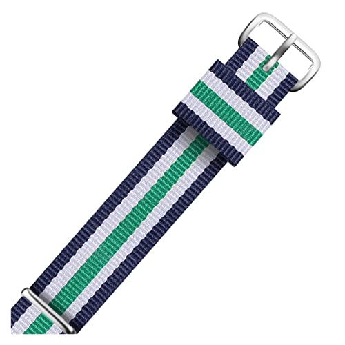 CAREG Neway Watchband kompatibel mit DW Nylon Watch Band 18mm 20mm Roségold Armband Schnallen Band for Daniel Wellington Uhrengurt Männer Frauen Frauen Durable (Color : Blu, Size : 16mm) von BeiCheng