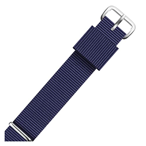 CAREG Neway Watchband kompatibel mit DW Nylon Watch Band 18mm 20mm Roségold Armband Schnallen Band for Daniel Wellington Uhrengurt Männer Frauen Frauen Durable (Color : White Light Pur, Size : 15mm von BeiCheng