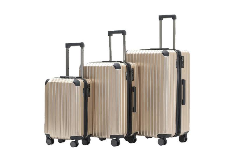 Beibye Trolleyset Münicase - High Class Kofferset 3-tlg. 76,65,55cm div. Farben von Beibye