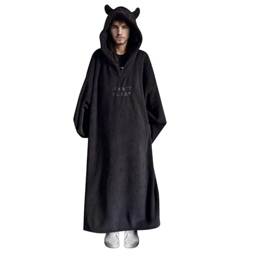 Beichwtd Bademäntel für Herren Flauschig Poncho Sauna Surfponcho Erwachsene Bathrobe Kuschelige Morgenmantel Leicht Saunamantel Extra Lang Frottee Schlafanzug Strand Mikrofaser Badeponcho Beichwtd Bademäntel für Herren Flauschig Poncho Sauna Surfponcho Erwachsene Bathrobe Kuschelige Morgenmantel Leicht Saunamantel Extra Lang Frottee Schlafanzug Strand Mikrofaser Badeponcho von Beichwtd