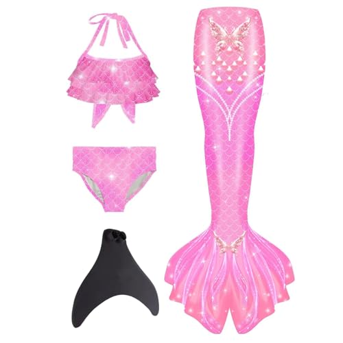 Beichwtd 𝙈eerjung𝙛rauen𝙛losse Mädchen Mit Bikini Set schwimm𝙛lossen Kinder 𝙈eerjung𝙛rau Bikinis Badeanzug Sommer 𝙈eerjung𝙛rauen Bademode Badebekleidung Für 4-13 Jahre, Rosa 128 Beichwtd 𝙈eerjung𝙛rauen𝙛losse Mädchen Mit Bikini Set schwimm𝙛lossen Kinder 𝙈eerjung𝙛rau Bikinis Badeanzug Sommer 𝙈eerjung𝙛rauen Bademode Badebekleidung Für 4-13 Jahre, Rosa 128 von Beichwtd