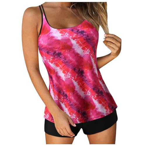 Tankini Damen Bauchweg Bademode Set Freizeit Badeanzug Tankinis Zweiteiler Sets Sommer Große Größe Swimsuits Elegant Badeanzüge für Damen Oberteil mit Badeshorts Tankini Damen Bauchweg Bademode Set Freizeit Badeanzug Tankinis Zweiteiler Sets Sommer Große Größe Swimsuits Elegant Badeanzüge für Damen Oberteil mit Badeshorts von Beichwtd