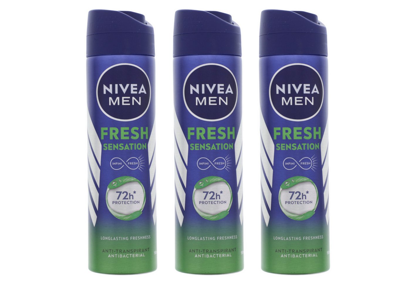 Nivea Men Bodyspray 3 x NIVEA MEN Fresh Sensation Deospray bis zu 72h Schutz gegen Schweiß Nivea Men Bodyspray 3 x NIVEA MEN Fresh Sensation Deospray bis zu 72h Schutz gegen Schweiß von Nivea Men