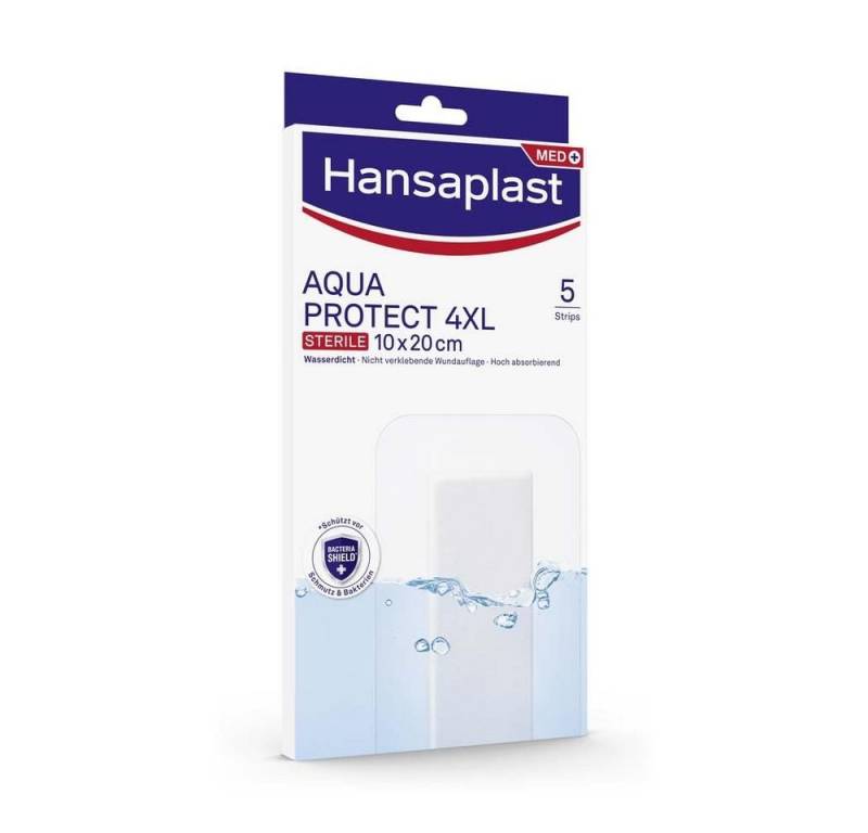 Hansaplast Wundpflaster Hansaplast Aqua Protect 4XL Steril 10 cm x 20 cm, 5 Stück Hansaplast Wundpflaster Hansaplast Aqua Protect 4XL Steril 10 cm x 20 cm, 5 Stück von Hansaplast
