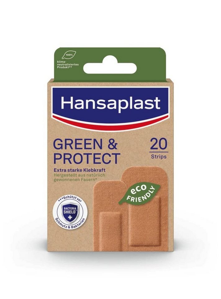 Hansaplast Wundpflaster Hansaplast Green & Protect 20 Strips Hansaplast Wundpflaster Hansaplast Green & Protect 20 Strips von Hansaplast
