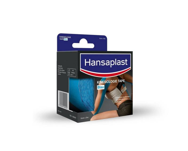 Hansaplast Wundpflaster Hansaplast Kinesiologie Tape blue 5 m x 5 cm, 1 Stück von Hansaplast