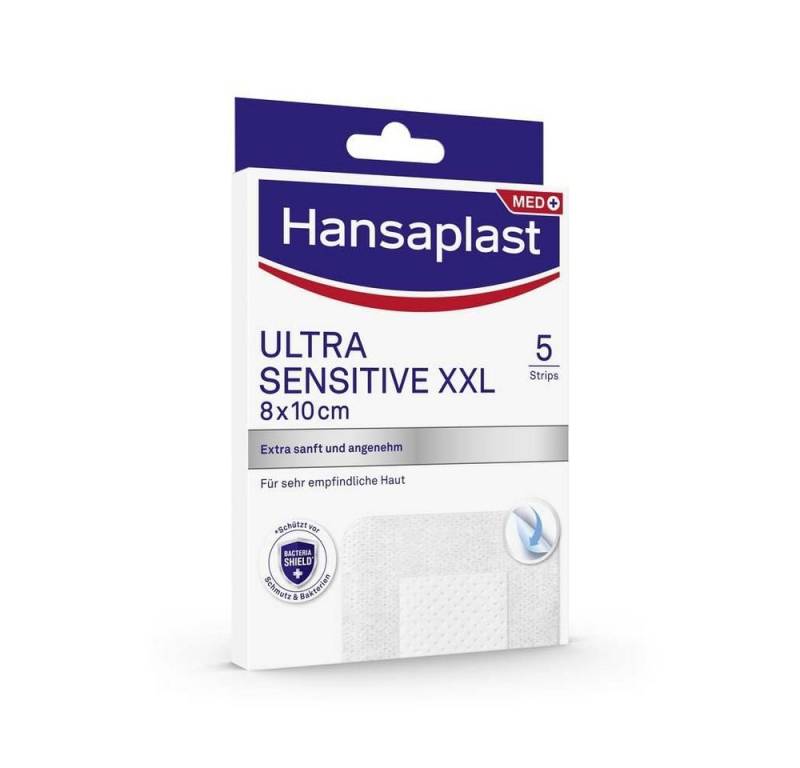 Hansaplast Wundpflaster Hansaplast Ultra Sensitive XXL 8 cm x 10 cm, 5 Stück Hansaplast Wundpflaster Hansaplast Ultra Sensitive XXL 8 cm x 10 cm, 5 Stück von Hansaplast
