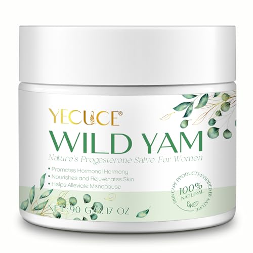 Wild Yam Balancing Cream,90G Unterstützung natürliche Linderung für Menopause Symptome |Unterstützung Hormongleichgewicht für Frauen| Women's Topische Organic Wild Yam Wurzel Creme für alle Hauttypen Wild Yam Balancing Cream,90G Unterstützung natürliche Linderung für Menopause Symptome |Unterstützung Hormongleichgewicht für Frauen| Women's Topische Organic Wild Yam Wurzel Creme für alle Hauttypen von Beikalian