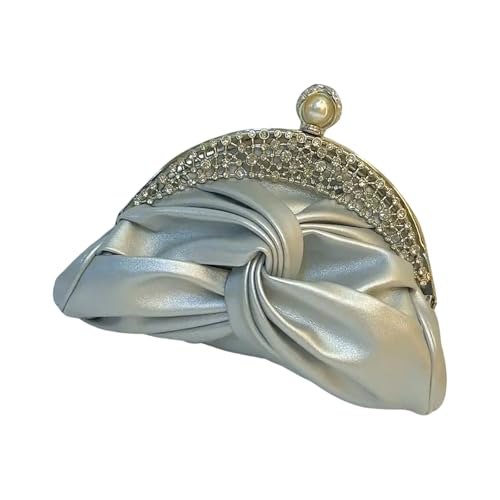 Beimus Abendtasche für Damen, Strass, Crossbody-Tasche mit Kette, PU-Leder, Schultertasche, Abendtasche, Geldbörse für Hochzeit, elegante Umhängetasche, Strass, Schulterhandtasche, silber, One Size Beimus Abendtasche für Damen, Strass, Crossbody-Tasche mit Kette, PU-Leder, Schultertasche, Abendtasche, Geldbörse für Hochzeit, elegante Umhängetasche, Strass, Schulterhandtasche, silber, One Size von Beimus