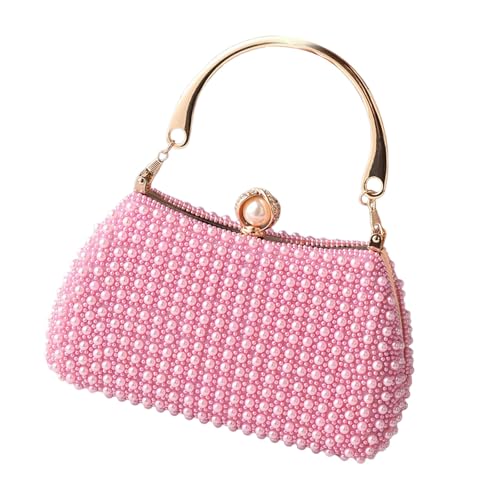 Beimus Anspruchsvolle Umhängetasche mit Kunstperlen, detaillierte Umhängetasche, Abendtasche für Hochzeit, Party und Feiern, Abschlussball, Event Handtasche, B, One Size Beimus Anspruchsvolle Umhängetasche mit Kunstperlen, detaillierte Umhängetasche, Abendtasche für Hochzeit, Party und Feiern, Abschlussball, Event Handtasche, B, One Size von Beimus