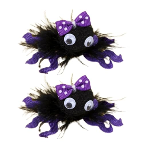 Beimus Haarklammern, Halloween-Spinnen-Haarnadel für Babys, Mädchen, modischer Tier-Kopfschmuck, Haarspangen, Haarschmuck, Party-Dekoration von Beimus