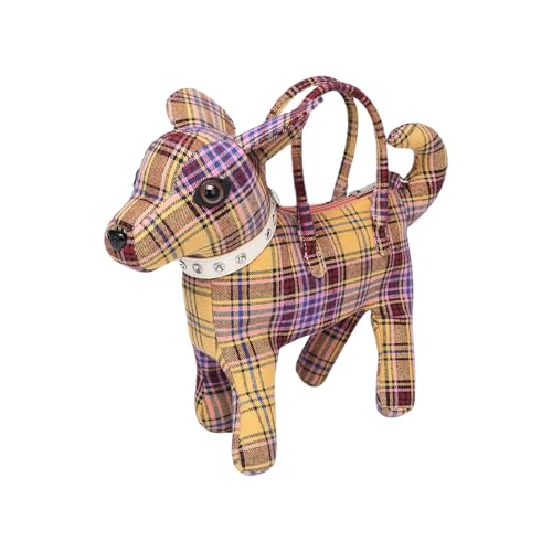 Beimus Hoboes Damen-Handtasche, süße Hunde-Form, Schultertasche, mit Reißverschluss, lässige Crossbody-Tasche mit abnehmbaren Trägern, Hoboes-Handtasche, gelb, One Size Beimus Hoboes Damen-Handtasche, süße Hunde-Form, Schultertasche, mit Reißverschluss, lässige Crossbody-Tasche mit abnehmbaren Trägern, Hoboes-Handtasche, gelb, One Size von Beimus