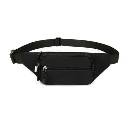 Beimus Hüfttasche für Damen, multifunktionale Bauchtasche, Crossbody-Tasche, Hüfttasche, Brusttasche, mit verstellbarem Riemen, schöne Gürteltasche für Reisen und den täglichen Gebrauch, Schwarz von Beimus