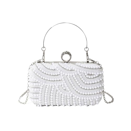 Beimus Mode Perlen Handtasche Für Frauen Abend Geldbeutel Cross Body Umhängetasche Für Hochzeiten Und Cocktailparty Abschlussball Kupplung von Beimus