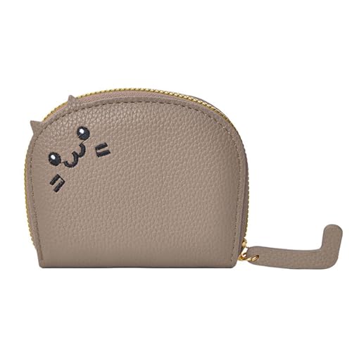 Beimus Praktischer Kartenhalter aus PU-Leder, Cartoon-Münztaschen mit Stil und geräumiger Aufbewahrung für Karten und kleine Gegenstände, praktische Reißverschlusstasche, khaki, Mass Beauty Beimus Praktischer Kartenhalter aus PU-Leder, Cartoon-Münztaschen mit Stil und geräumiger Aufbewahrung für Karten und kleine Gegenstände, praktische Reißverschlusstasche, khaki, Mass Beauty von Beimus