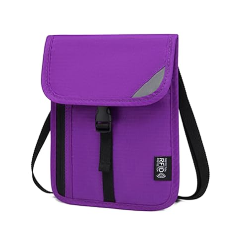 Beimus Reise-Halstasche, Brustbeutel mit RFID-blockierendem Familienpasshalter für einfaches Reisen, einfaches Design, für Männer, Frauen, Reisetasche, Geldbörse, Familienpasshalter, Organizer Beimus Reise-Halstasche, Brustbeutel mit RFID-blockierendem Familienpasshalter für einfaches Reisen, einfaches Design, für Männer, Frauen, Reisetasche, Geldbörse, Familienpasshalter, Organizer von Beimus
