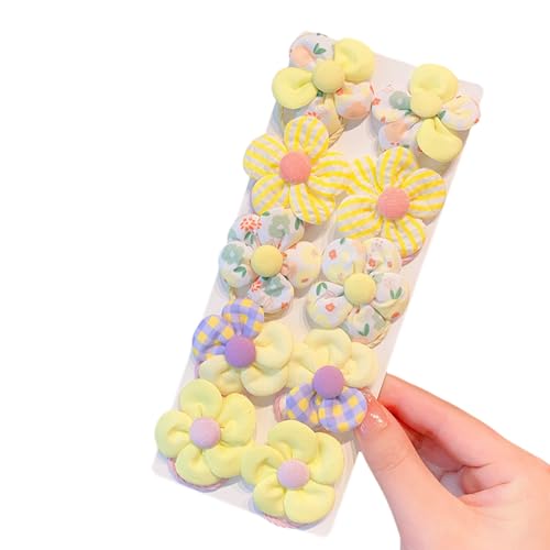 Beimus Schöne Blumen-Haargummis, elastische Haarbänder, Pferdeschwanz-Halter für Mädchen, buntes Haargummi von Beimus