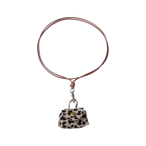 Beimus Schöne Tasche/Sternanhänger-Halskette/Stern-Halsschmuck-Seil-Halskette, Lederstruktur, geeignet für Mode, 5.07x5.85in, Leder, Ammolit Beimus Schöne Tasche/Sternanhänger-Halskette/Stern-Halsschmuck-Seil-Halskette, Lederstruktur, geeignet für Mode, 5.07x5.85in, Leder, Ammolit von Beimus