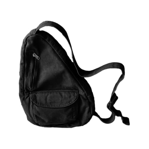 Beimus Taschen für Damen, 2023 neue Packung für Männer und Frauen, Crossbody-Brusttasche, modische Canvas-Tasche, vielseitige, trendige Hüfttasche, Schwarz Beimus Taschen für Damen, 2023 neue Packung für Männer und Frauen, Crossbody-Brusttasche, modische Canvas-Tasche, vielseitige, trendige Hüfttasche, Schwarz von Beimus