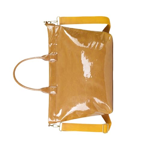 Beimus Toted Handtaschen für Damen, wasserdicht, große Schultertasche, Handtasche, Arbeitshandtasche, Pendlertasche, Valentinstagsgeschenk, Tragegriff oben, gelb, One Size Beimus Toted Handtaschen für Damen, wasserdicht, große Schultertasche, Handtasche, Arbeitshandtasche, Pendlertasche, Valentinstagsgeschenk, Tragegriff oben, gelb, One Size von Beimus