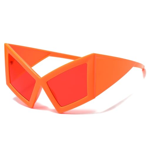 Beimus Trendige Hip-Hop-Sonnenbrille für Strandpartys und Musik-Festivals, mit UV400-Schutz und unregelmäßigem Rahmen-Design, Sonnenschutz, Sonnenbrille, F Beimus Trendige Hip-Hop-Sonnenbrille für Strandpartys und Musik-Festivals, mit UV400-Schutz und unregelmäßigem Rahmen-Design, Sonnenschutz, Sonnenbrille, F von Beimus