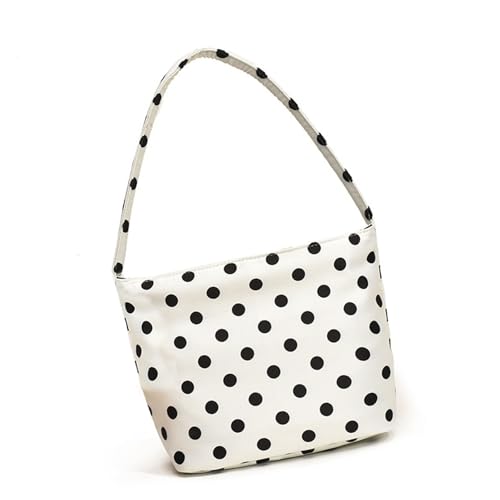 Beimus Trendige Unterarmtasche aus Oxford-Gewebe, stilvolle Damentasche, lässige Handtasche, stilvolle Schultertasche für Modeprofis, weiß, One Size Beimus Trendige Unterarmtasche aus Oxford-Gewebe, stilvolle Damentasche, lässige Handtasche, stilvolle Schultertasche für Modeprofis, weiß, One Size von Beimus