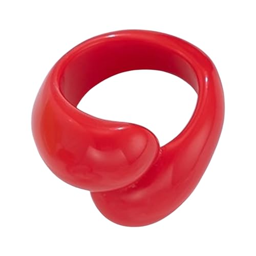 Bequeme Verschleiß Unregelmäßiger Geometrischer Doppel Tröpfchenringe Offene Manschettenfinger Ringe Hochzeit Schmuck Für Mode Enthusiasten Statement Schmuck Für Frauen von Beimus