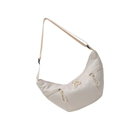Crescents Tasche für Damen und Herren, Canvas, modische Tragetasche, geräumig, Mond, lässige Knödeltasche, Geschenke, Crossbody-Tragetaschen für Frauen, lockere Knödel, weiß, One Size Crescents Tasche für Damen und Herren, Canvas, modische Tragetasche, geräumig, Mond, lässige Knödeltasche, Geschenke, Crossbody-Tragetaschen für Frauen, lockere Knödel, weiß, One Size von Beimus