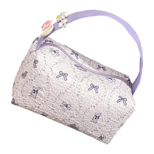 Kosmetik-Organizer aus Schaumstoff, stoßdämpfendes Design und geräumiger Innenseite, Aufbewahrungstasche für Reisende, leichte Make-up-Reisetasche, Bubble Purple Handhe, Einheitsgröße von Beimus