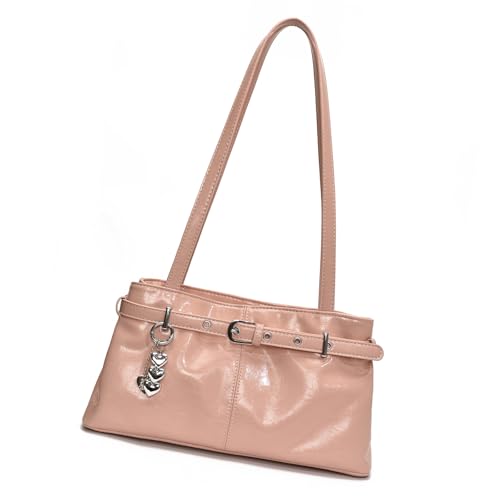 Modische Damen Schultertasche Elegante PU Achseltaschen Reise Arbeit Büro Handtasche für lässige und trendige Outfits Unterarmtasche, B, One Size Modische Damen Schultertasche Elegante PU Achseltaschen Reise Arbeit Büro Handtasche für lässige und trendige Outfits Unterarmtasche, B, One Size von Beimus