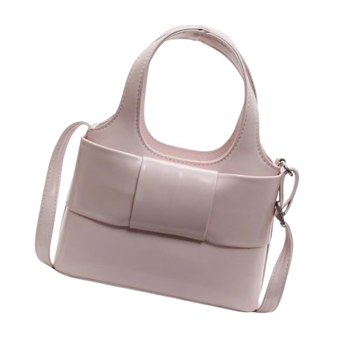 Modische Umhängetasche im koreanischen Stil für Damen mit großer Kapazität und PU-Leder-Umhängetasche, Reisetasche, große Kapazität, Handtasche, B, One Size von Beimus