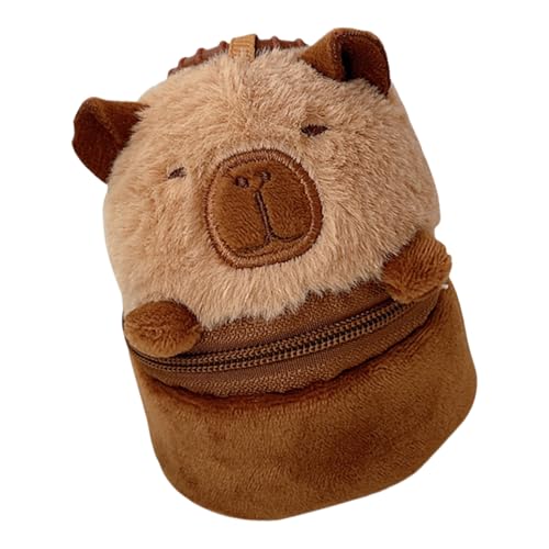 Plüsch-Münzgeldbörse, Anhänger, Panda, Kleingeld, Geldbörse, Geldtasche, Kopfhörer-Aufbewahrungstasche, Kopfhörerhülle, schöne Capybara-Geldbörse, kleine Brieftaschen, schöne Capybara-Kleingeld von Beimus