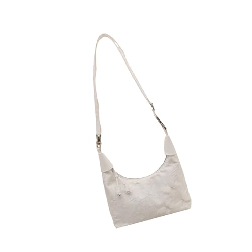 Retro-Umhängetasche im chinesischen Stil, bestickt, Abend-Clutches mit Reißverschluss, Knödeltaschen, Handtasche, Geldbörse, modische Handtasche, weiß, One Size Retro-Umhängetasche im chinesischen Stil, bestickt, Abend-Clutches mit Reißverschluss, Knödeltaschen, Handtasche, Geldbörse, modische Handtasche, weiß, One Size von Beimus