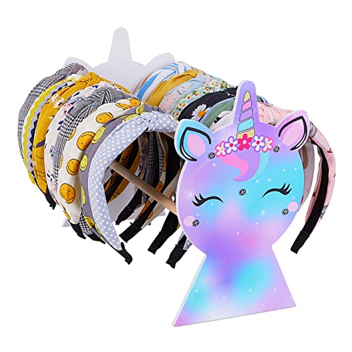 Beinou Haarreifen Ständer Haarbänder Halter Einhorn Hölzern Stirnbänder Aufbewahrung Haarband Ausstellungsstand Headband Holder Organizer von Beinou