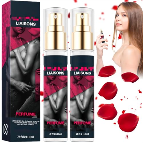 2 Stück Parfum Woman Parfumsecret Damendüfte Roll On Parfum Öl Tragbares Eau de Parfum Frauen Männer Anziehen Lang Anhaltenden Duft(10ml*2) von Beinup
