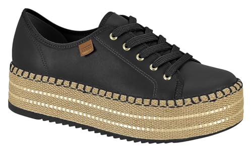 Beira Rio Modische und lässige Plateau-Sneaker für Damen, Schwarz, 40.5 EU Beira Rio Modische und lässige Plateau-Sneaker für Damen, Schwarz, 40.5 EU von Beira Rio