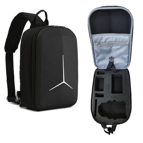 BeisDirect Umhängetasche Für DJI MINI 4 PRO Tasche Rucksack Messenger Chest Aufbewahrungstasche Tragbare Carring Fall für DJI Mini 4 Pro Zubehör, Schwarz , 31*20.5*11.5cm von BeisDirect