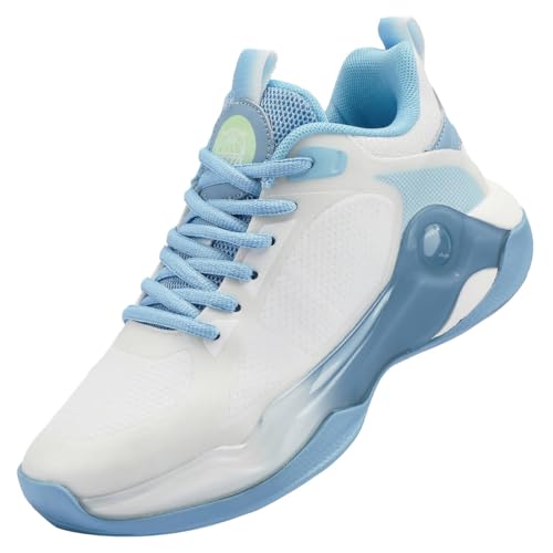 Beita Basketballschuhe für Damen, modische Sneaker, Sportschuhe, rutschfest, atmungsaktiv, White Lan, 39.5 EU von Beita