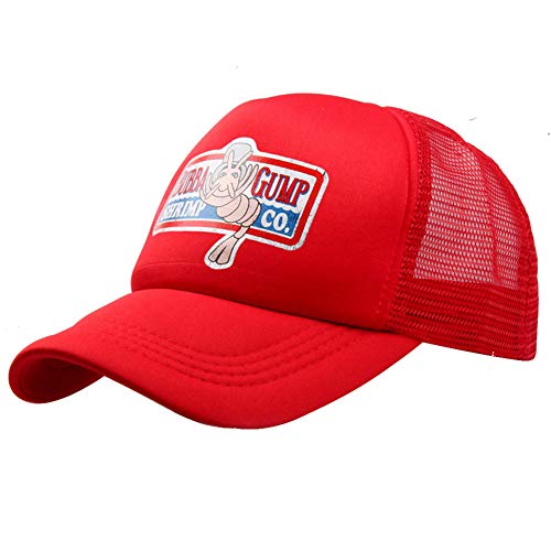 Bubba Gump Cap Shrimp Co. LKW-baseballmütze Sommer Sport-Hysteresen-Kappe Forrest Gump Justierbarer Hut Für Frauen-Mann von Beito