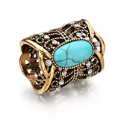 Schal Schnalle Ring Türkis Schal Gleitrohr Schal Schmuck Schal Ring Schnalle Clip Für Frauen (Bronze) von Beito