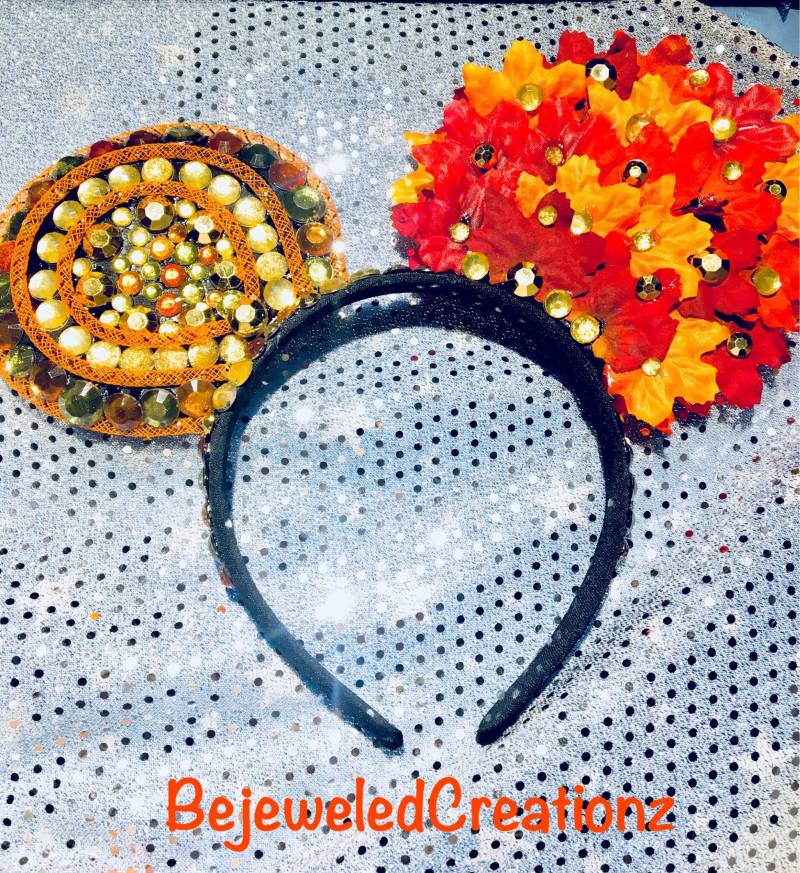 Dekorative Stirnband, Halloween, Rave, Edm, Cosplay, Kopf Tragen, Herbst, Orange, Gelb, Stirnband Dekorative Stirnband, Halloween, Rave, Edm, Cosplay, Kopf Tragen, Herbst, Orange, Gelb, Stirnband von BejeweledCreationz