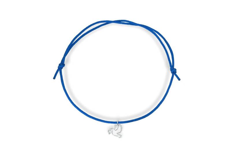 Beka&Bell Armband 925 Sterling Silber Glänzend Taube Textil 14-28cm von Beka&Bell