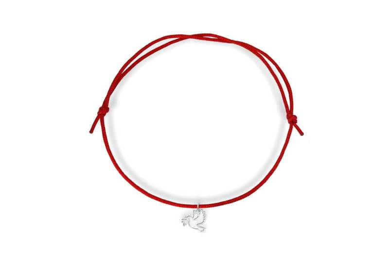 Beka&Bell Armband 925 Sterling Silber Glänzend Taube Textil 14-28cm von Beka&Bell