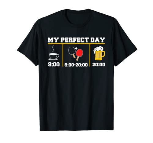 Herren Tischtennis Sport Table Tennis Spieler T-Shirt Herren Tischtennis Sport Table Tennis Spieler T-Shirt von Bekleidung Für Ping Pong Spieler