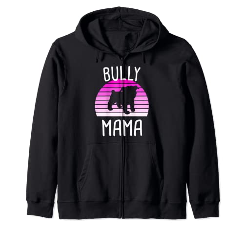 Bully Mama Englische Bulldogge Hund Geschenk Kapuzenjacke von Bekleidung & Für Hundesport Humor Sprüche