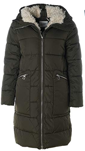 edc by ESPRIT Damen Mantel (Grün (Dark Khaki 355), S) von Bekleidung