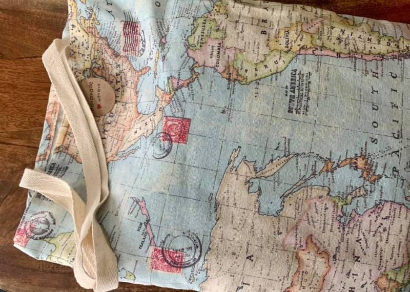 Weltkarte Einkaufstasche von BelExplores