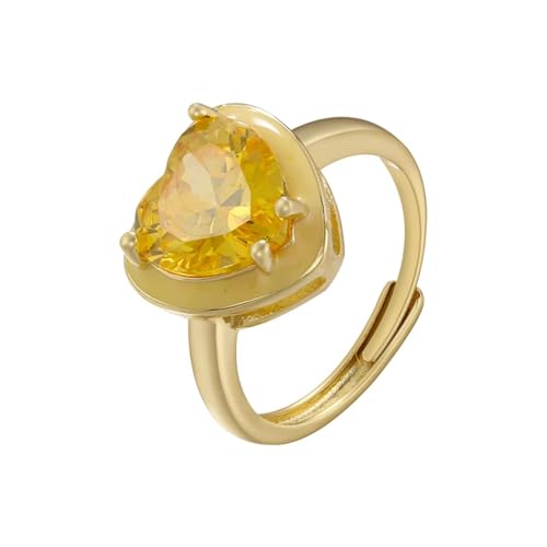Belachick Klassisch Ring Ringe Damen Bijouterie Herren Emaille Rechteck Zirkon Frauen Ringe Gelb Zirkon Öffnung Paar Ringe Mann Ringe Gelb Belachick Klassisch Ring Ringe Damen Bijouterie Herren Emaille Rechteck Zirkon Frauen Ringe Gelb Zirkon Öffnung Paar Ringe Mann Ringe Gelb von Belachick